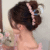 Trendy Transparent Heart Hairpin Large Hair Claw Clip