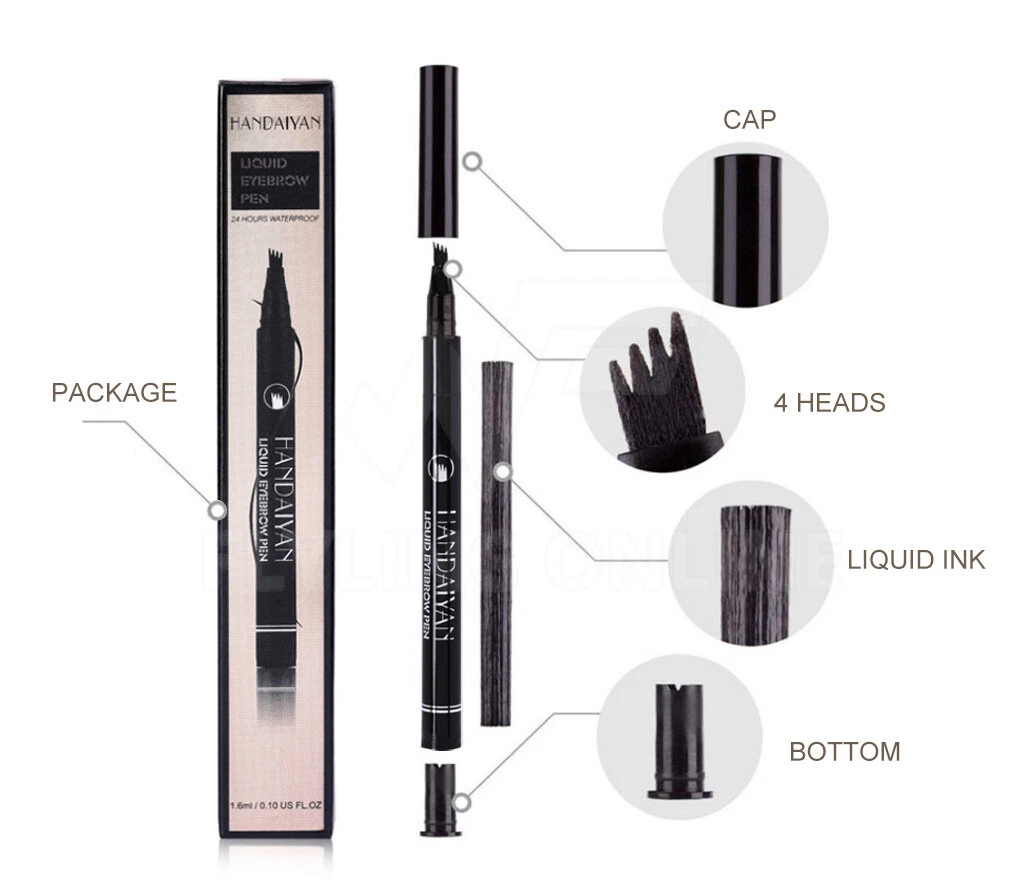 80020000401_2 Handaiyan Liquid Eyebrow Pen Waterproof Long-Lasting Brow Enhancer