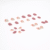 80040000201_3 Short Press-On Nails Dusty Rose Matte Tulip Design 24pcs