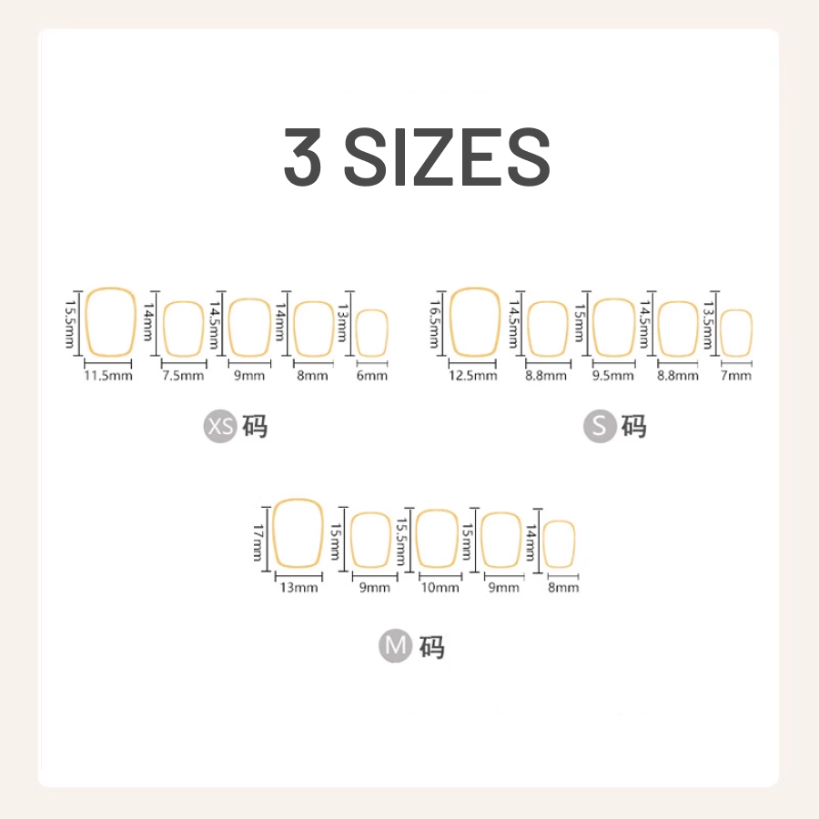 Aurora Sparkle Gradient Short Square Press-On Nails