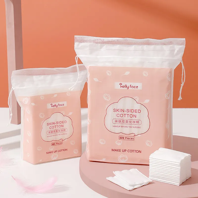 Kelly Face Double-Sided Thick Cotton Pads Makeup Remover
