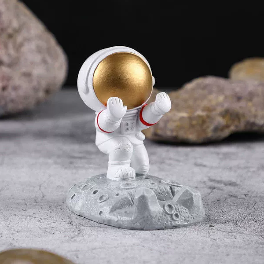 Astronaut Cell Phone Holder Creative Desk Stand
