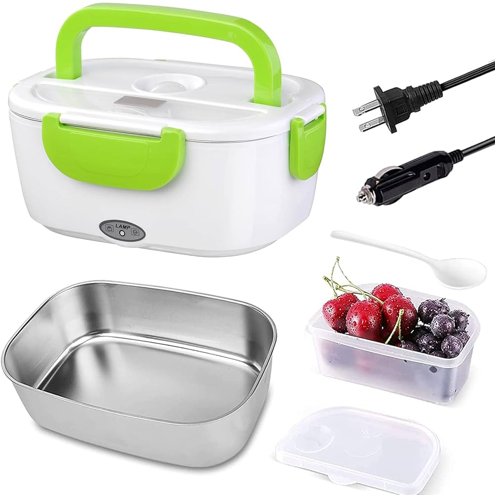 Dual-Power Portable Electric Lunch Box