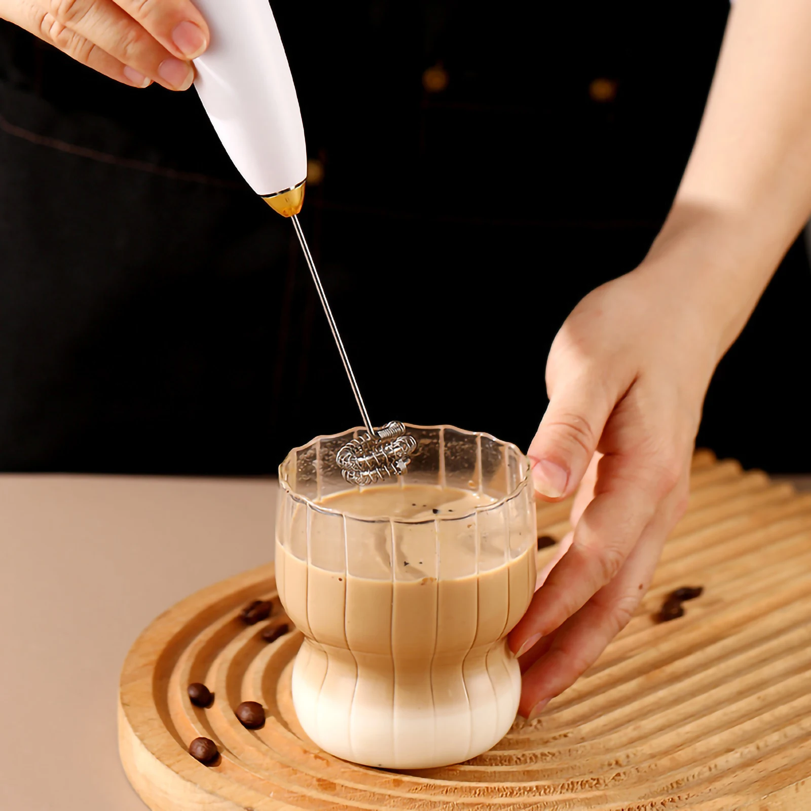 USB Rechargeable Electric Milk Frother