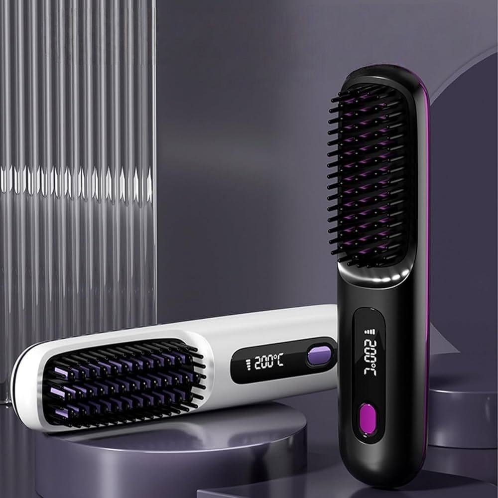 Cordless Mini Hair Straightening Comb