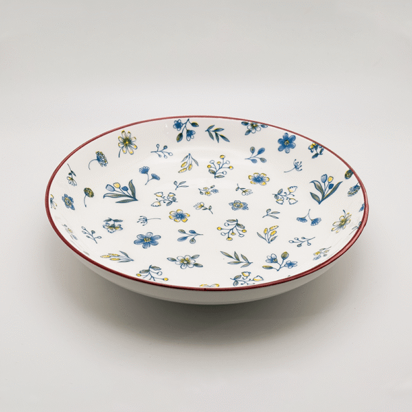 20020002101_4 Floral Deep Plate