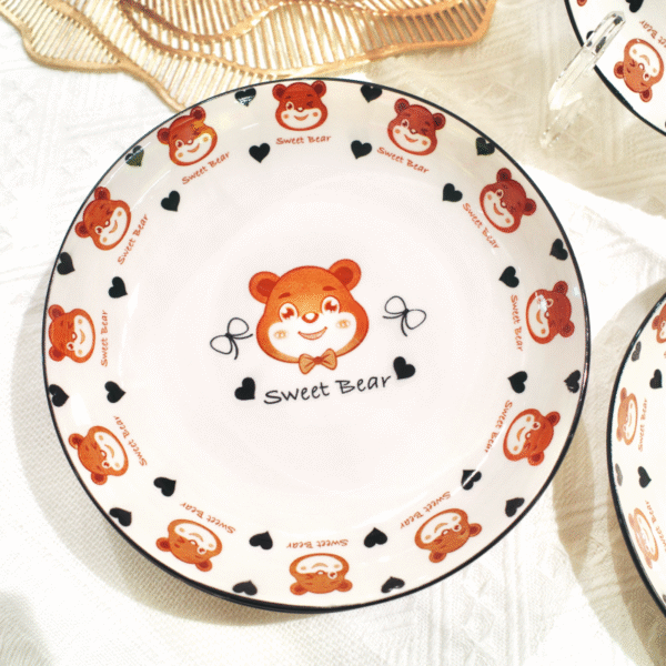 Cute Bear Plate