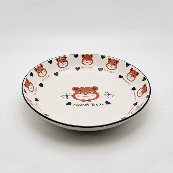 20020002201_6 Cute Bear Plate