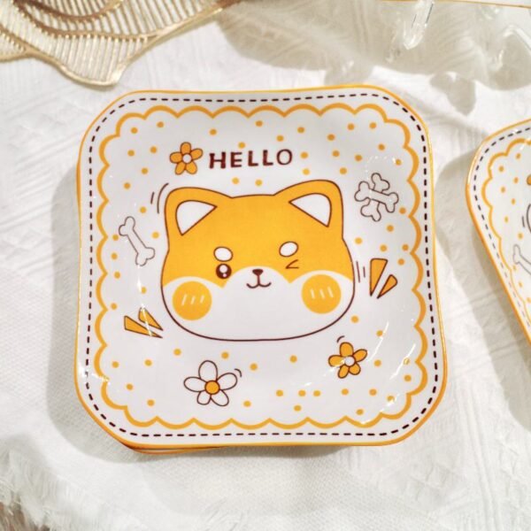 20020002401_3 Cute Shiba Inu Plate