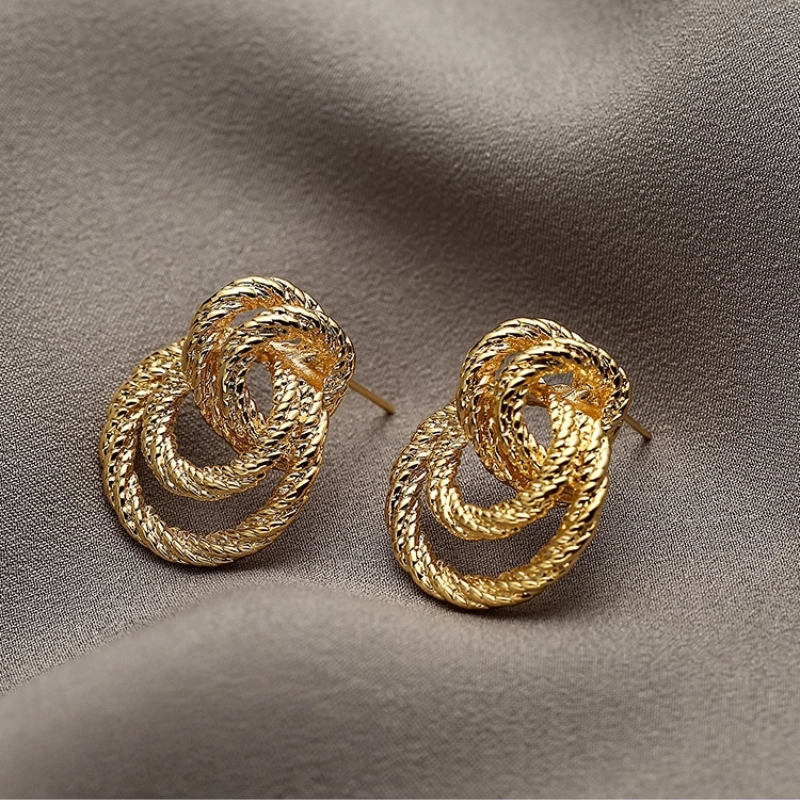 Vintage Knot Statement Earrings