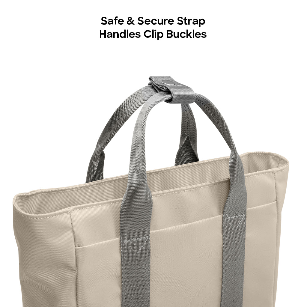 tomtoc Slash T63 Backpack 12L Laptop & Travel Bag - Moon Grey - Image 5