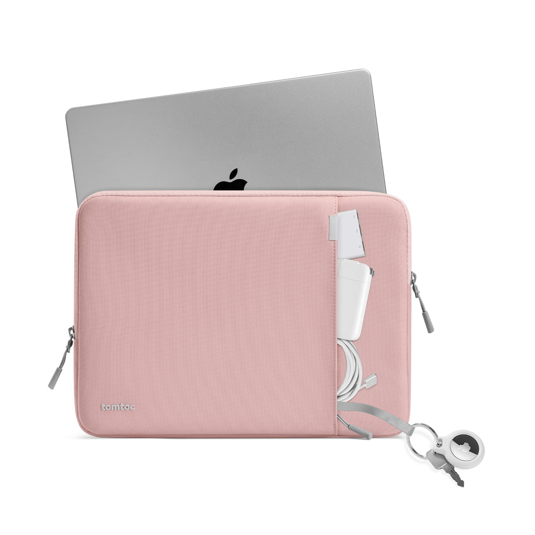 tomtoc Defender A13 14-inch Laptop Sleeve for MacBook Pro - Pink - Image 2