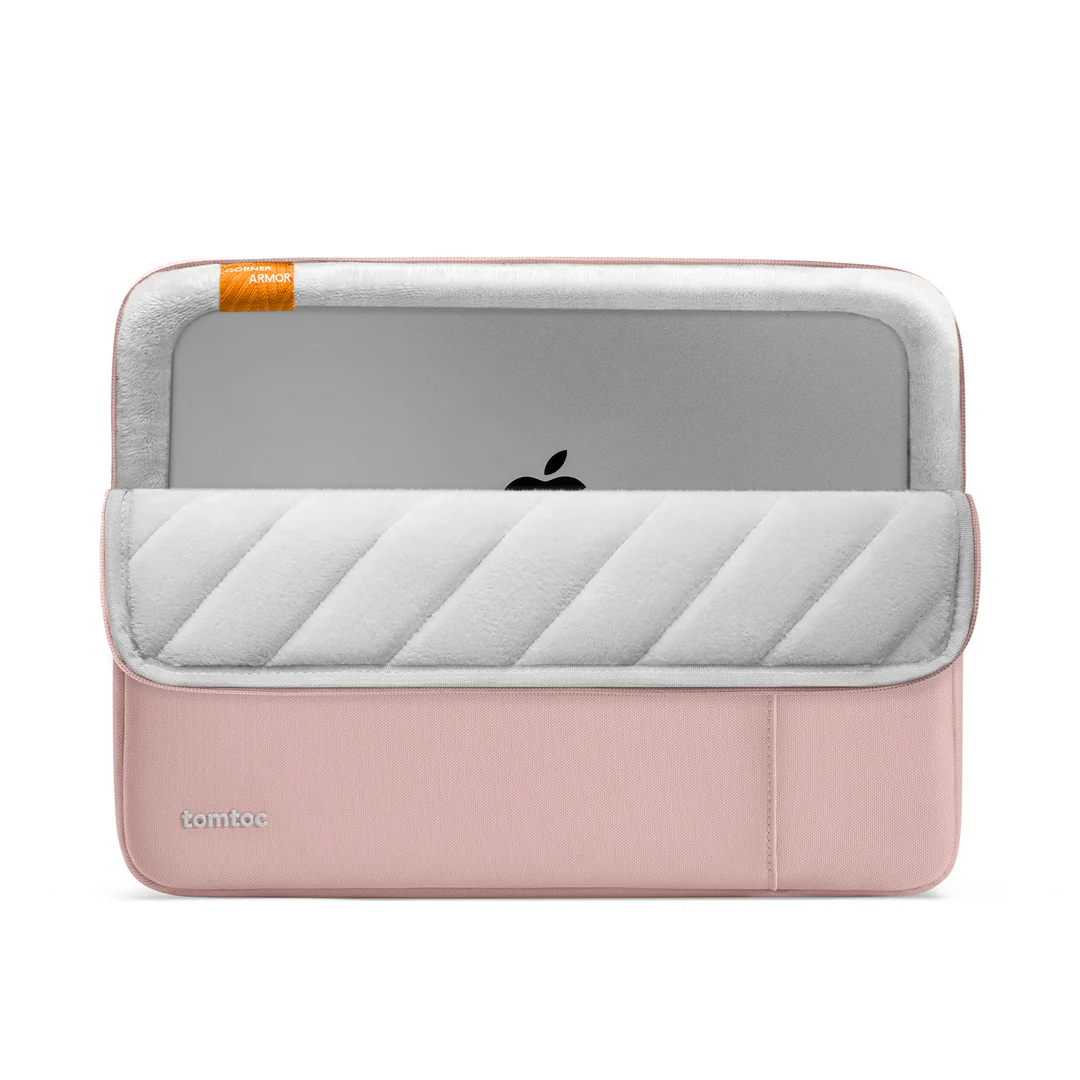 tomtoc Defender A13 14-inch Laptop Sleeve for MacBook Pro - Pink - Image 4