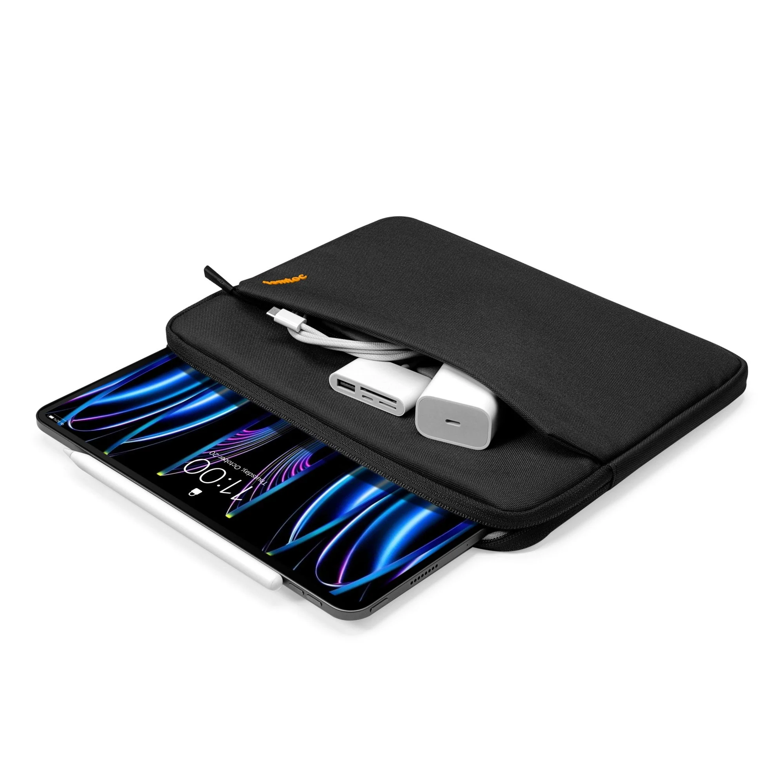 tomtoc Light B18 11-inch iPad Sleeve - Black - Image 5