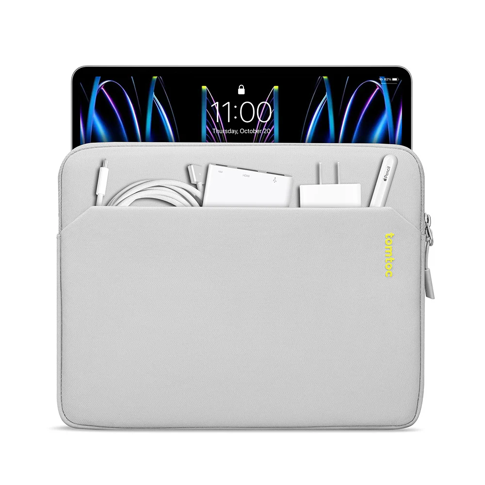 tomtoc Light B18 11-inch iPad Sleeve - Gray - Image 2
