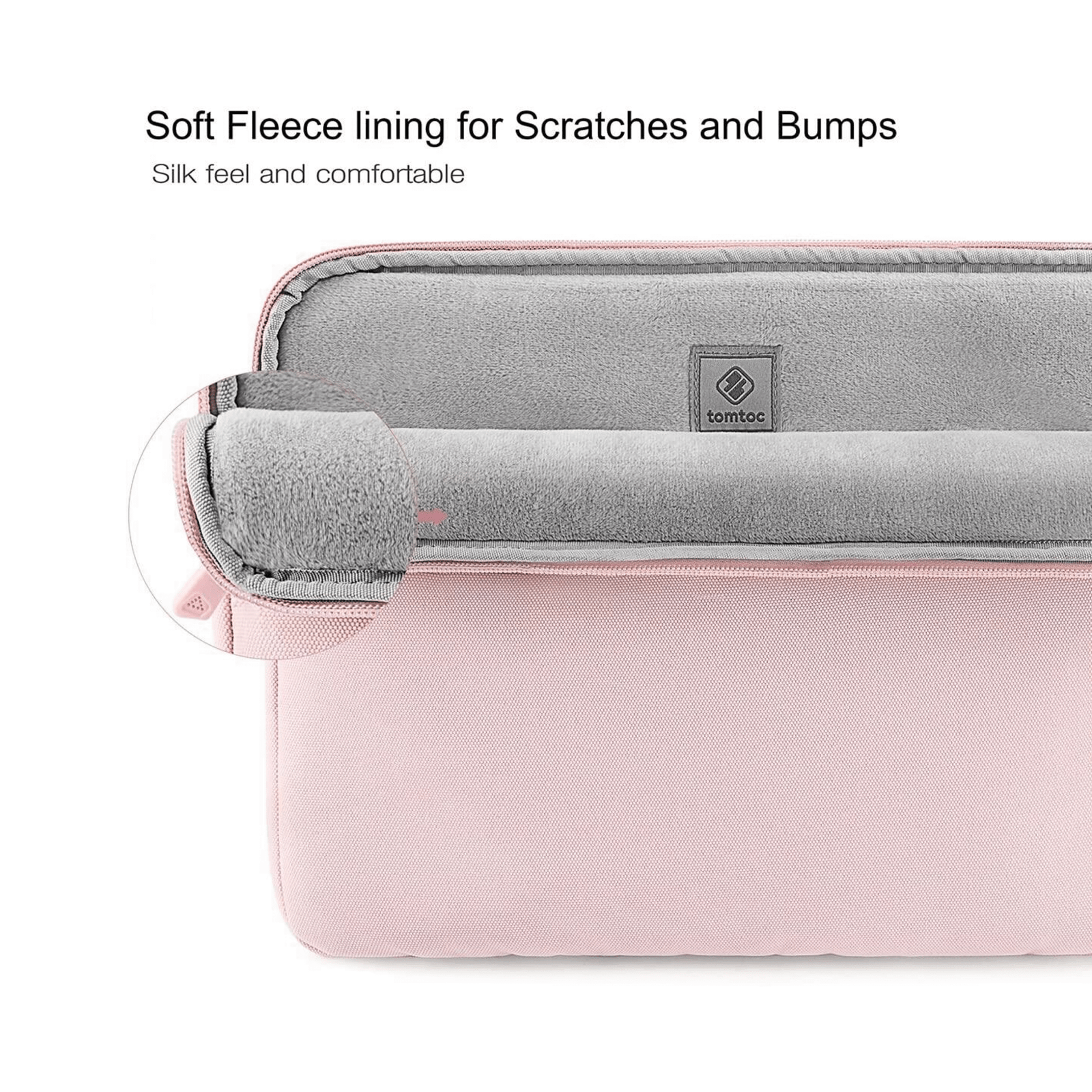 tomtoc Basic A18 11-inch Classic Tablet Case Sleeve - Pink - Image 5