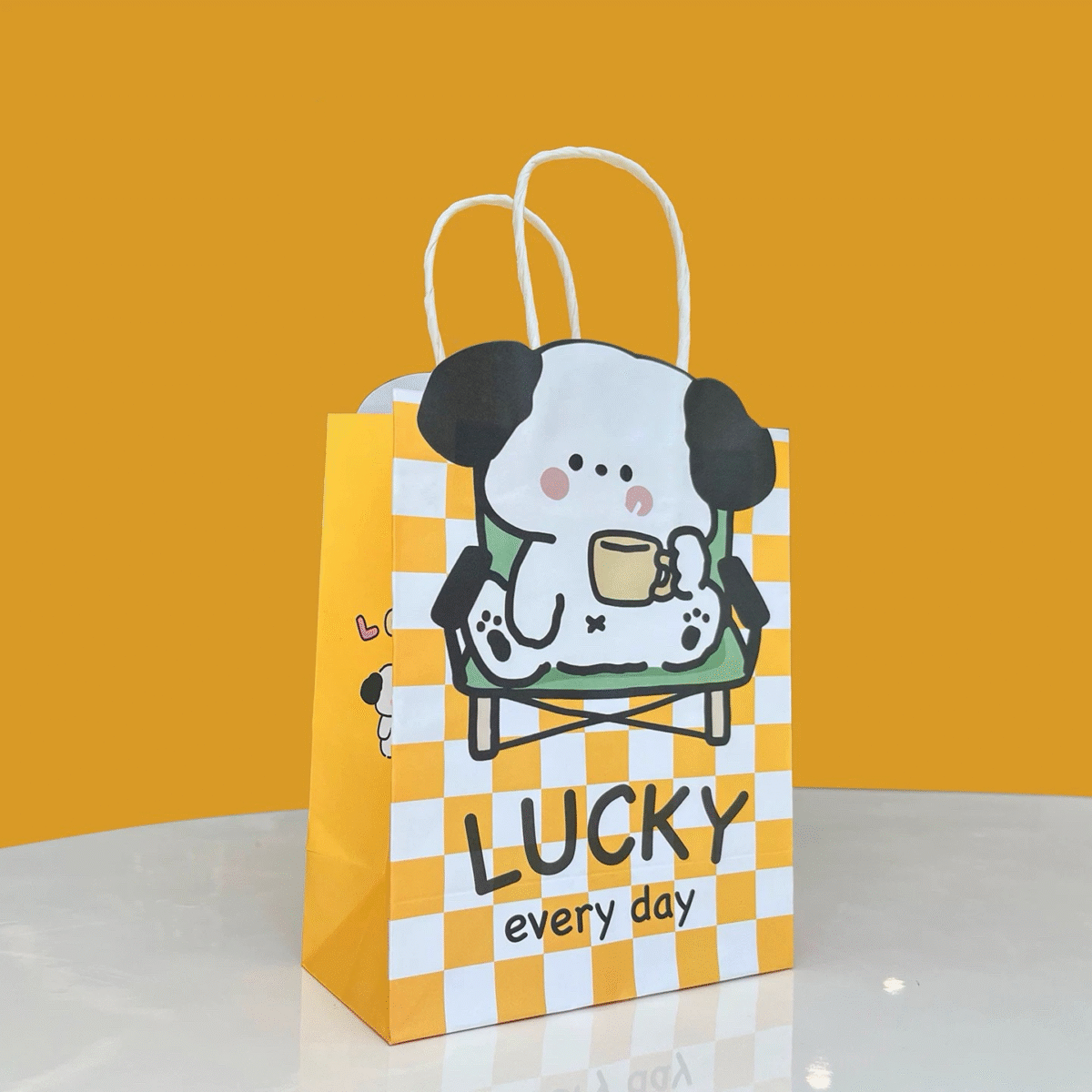 Cute Cartoon Gift Bag Unique Die-Cut Animal Party Favor Bag