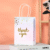 "Thank You" Gift Bags Pink or Black Gold Foil Kraft Paper
