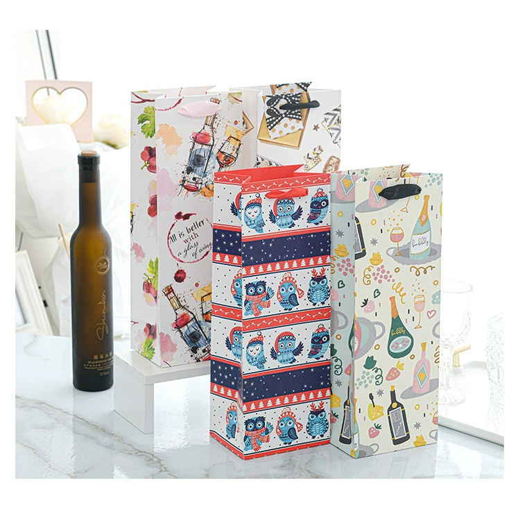 10040003701_2-1.png Thickened Premium Wine Gift Bag Single Bottle & Cigarette Packaging