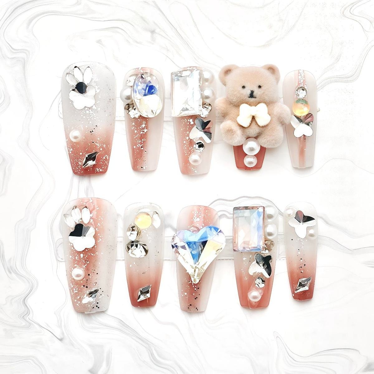 80040001801_2 Long Coffin Press-On Nails