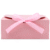 Pink Square Gift Box with Ribbon (8x8x4")