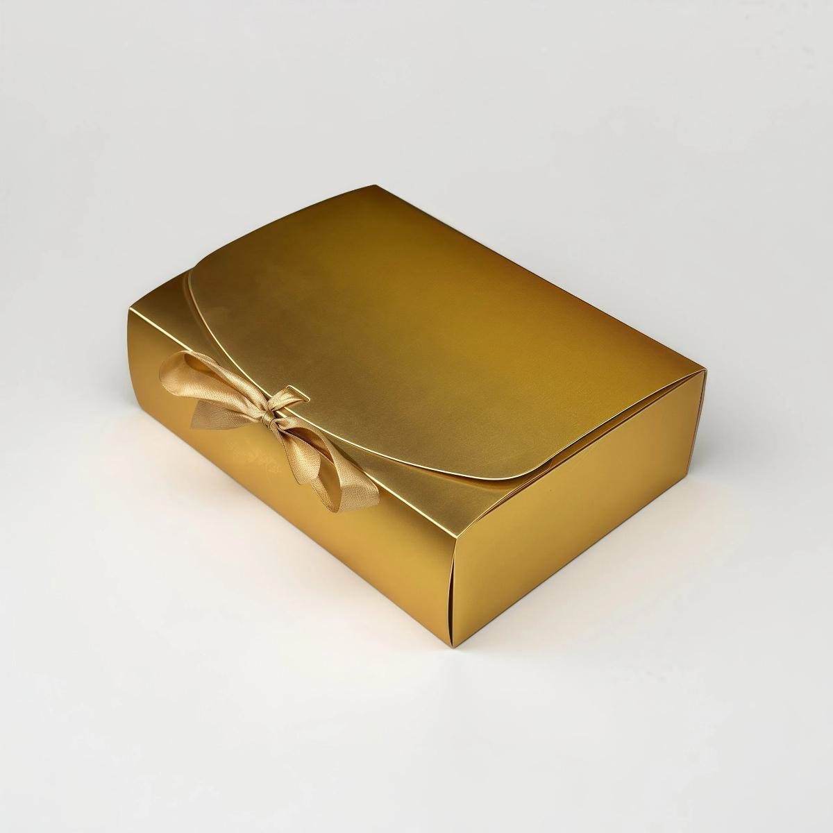 10040004101_2-1.jpeg Luxury Gold Gift Box with Gold Ribbon
