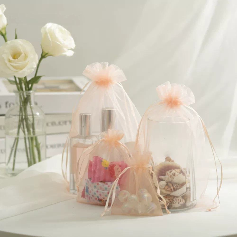 Organza Gift Bags champagne