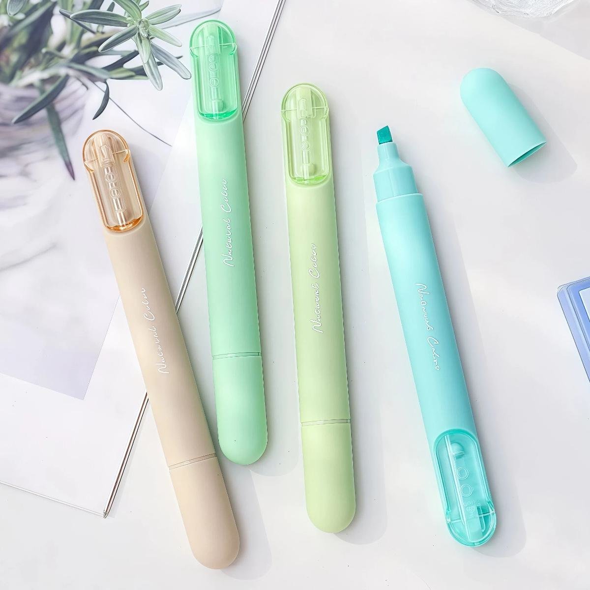 Aesthetic Soft Jelly Colors Mild Highlighters