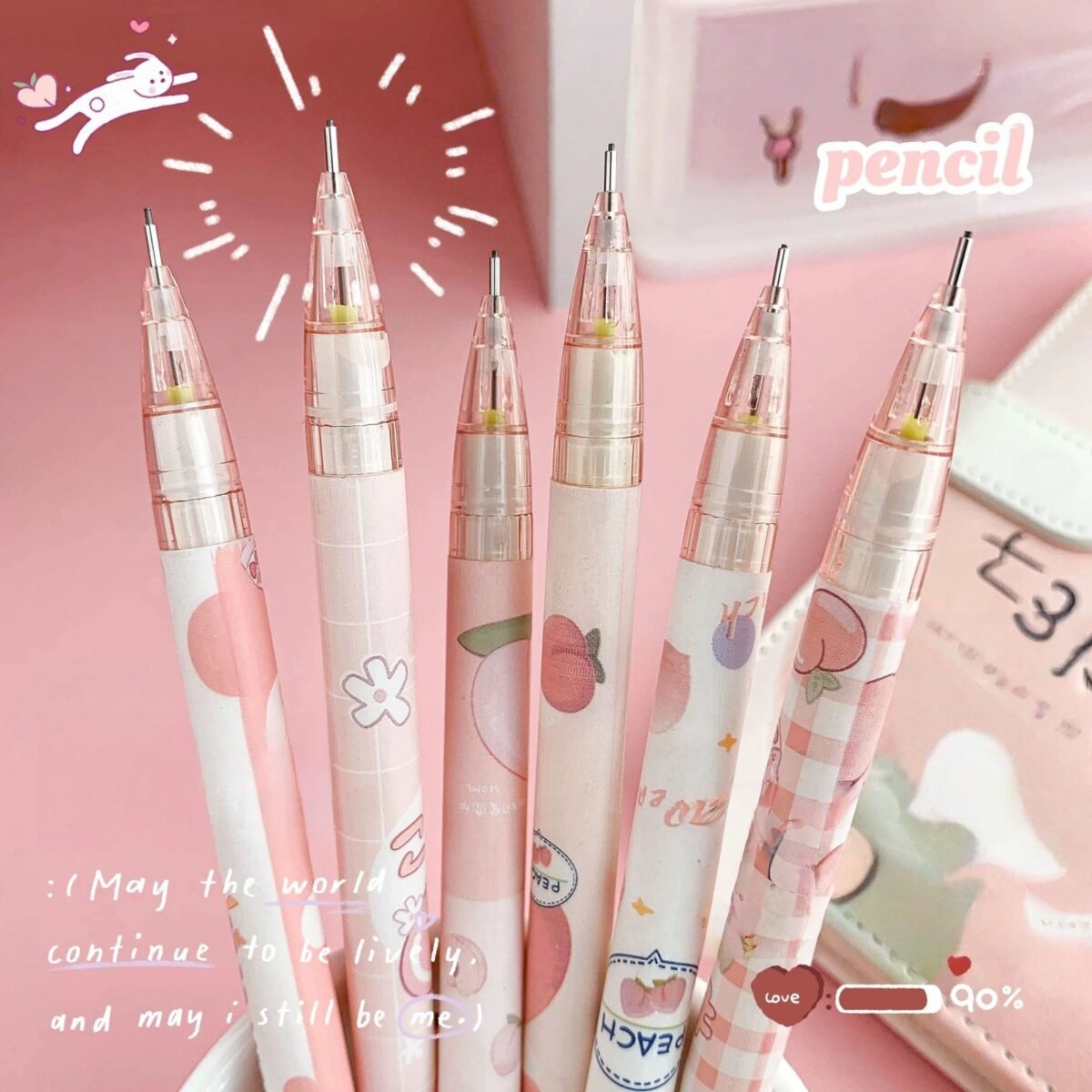 Sweet Peach 0.5mm Mechanical Pencil