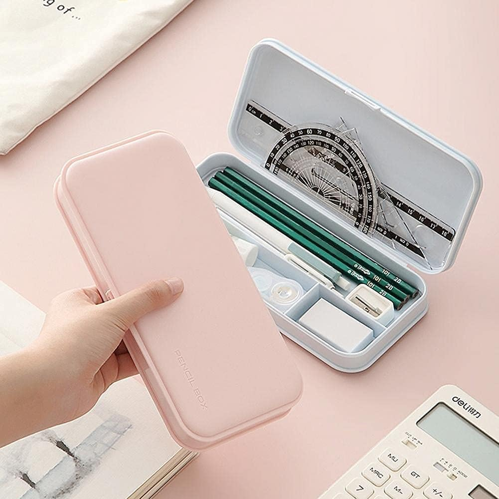 Minimalist Macaron Frosted Pencil Box