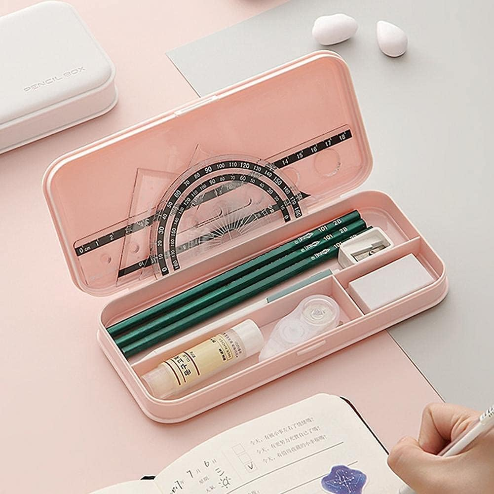 Minimalist Macaron Frosted Pencil Box